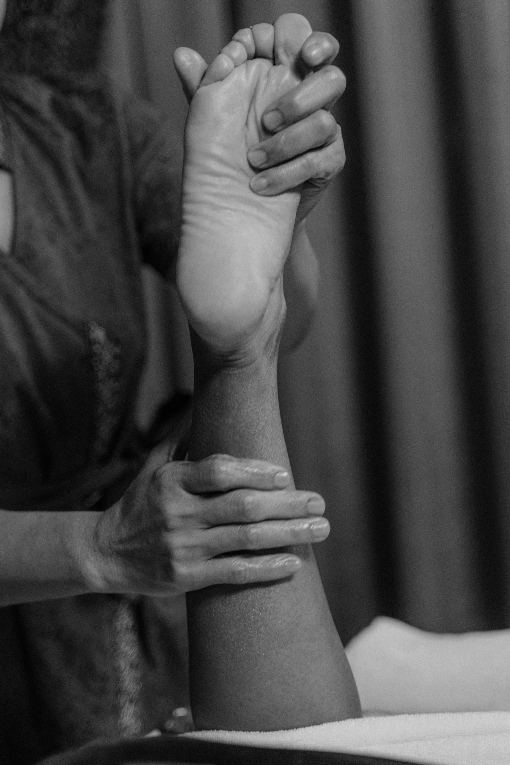 Entspannende Fußmassage